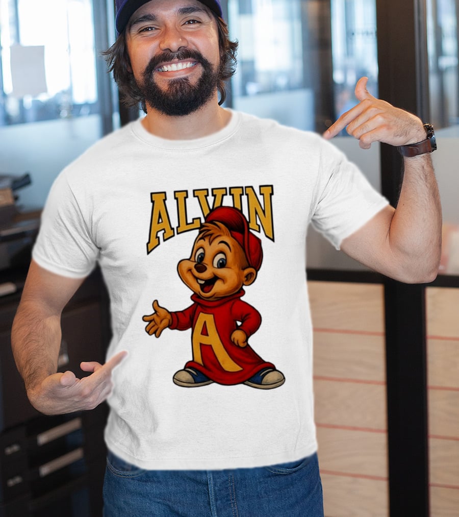 Alvin And The Chipmunks Alvin Character With Standing A T-Shirt