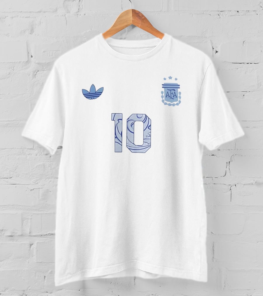 Argentina AFA 10 Trefoil Crest T-Shirt