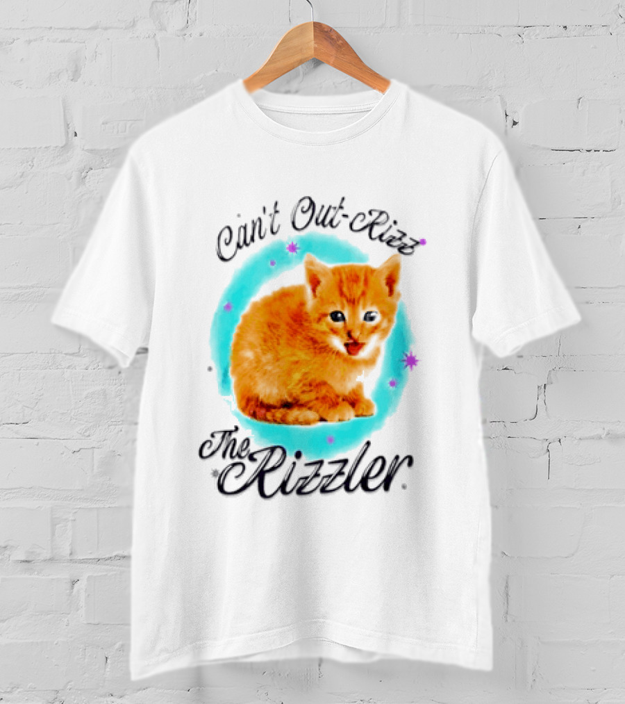 Can't Out Rizz The Rizzler Cat T-Shirt