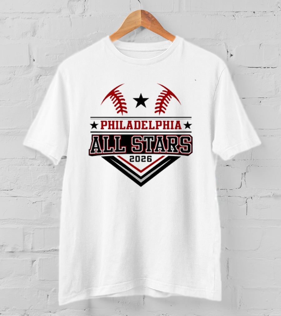 Philadelphia All Stars 2026 Baseball Star T-Shirt