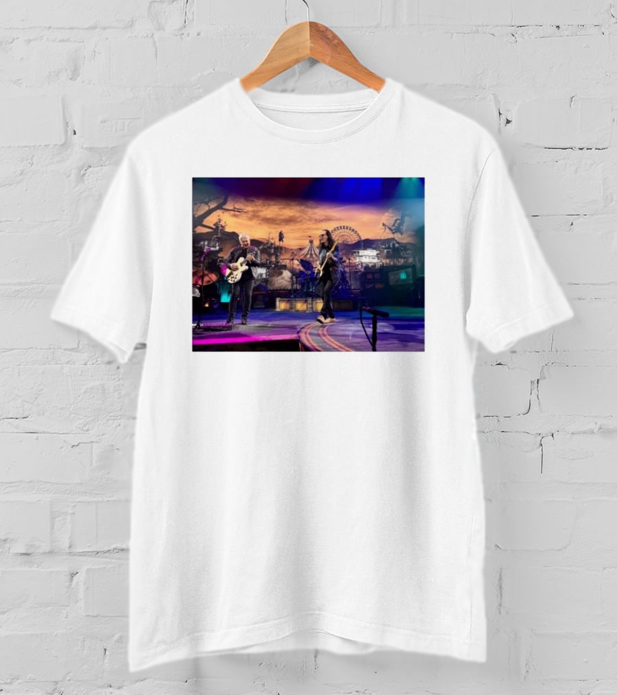 Fifty Something Rock Canada Rush Alex Lifeson Geddy Lee Thank You Texas Concert Memories T-Shirt