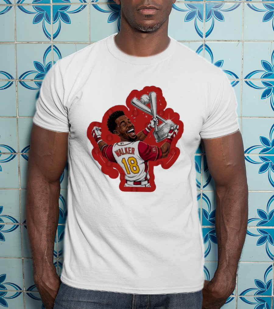 Jordan Walker 18 You Dont Boo Nobodies STL Victory Baseball Trophy T-Shirt