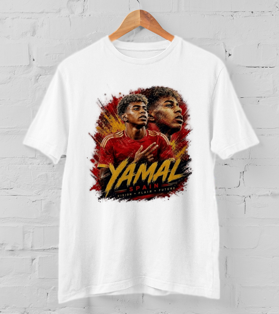 Yamal Spain Vision Flair Future Football T-Shirt