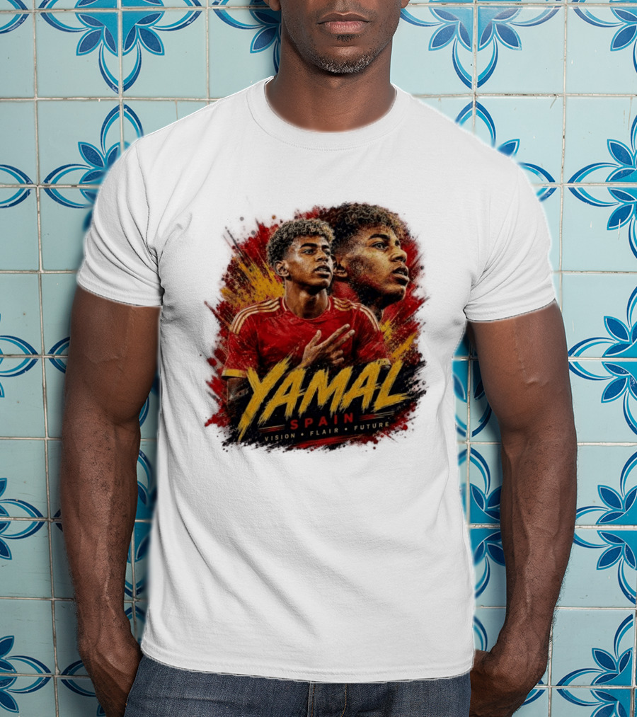 Yamal Spain Vision Flair Future Football T-Shirt