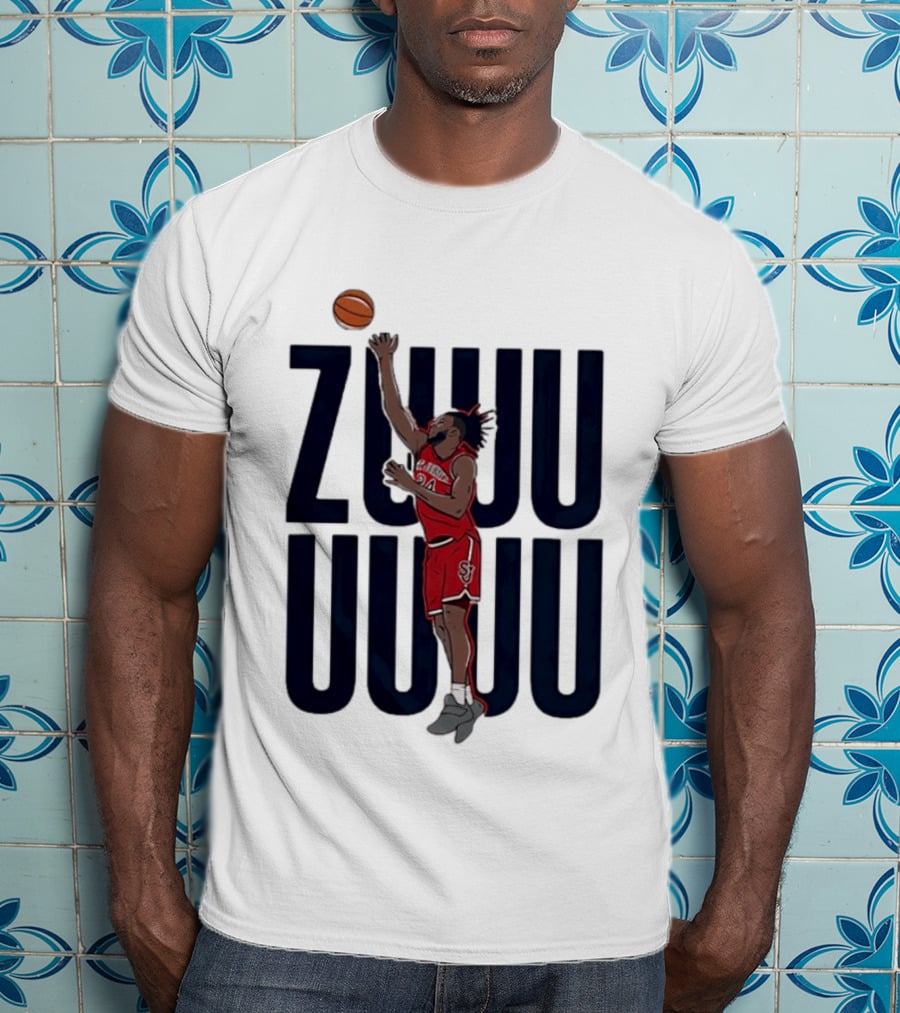 St John's Red Storm Zuby Ejiofor Basketball Caricature T-Shirt