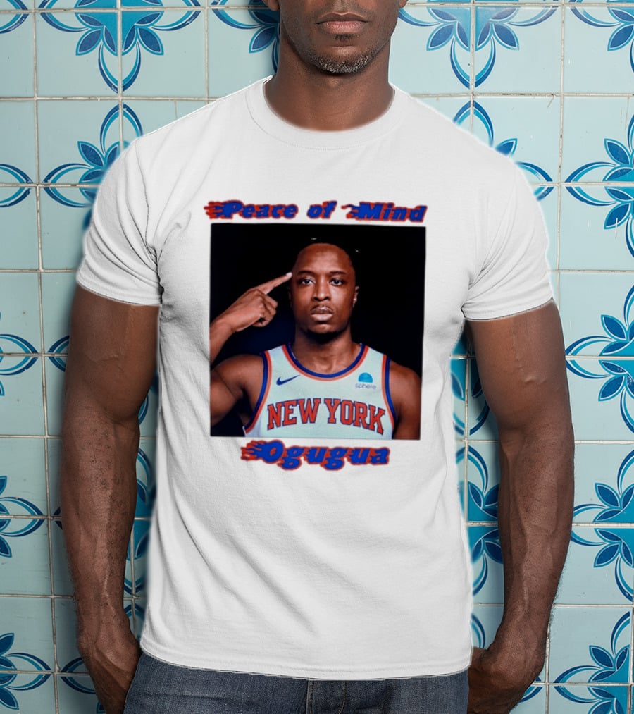 New York Knicks Basketball OG Anunoby Peace Of Mind Ogugua 2026 T-Shirt