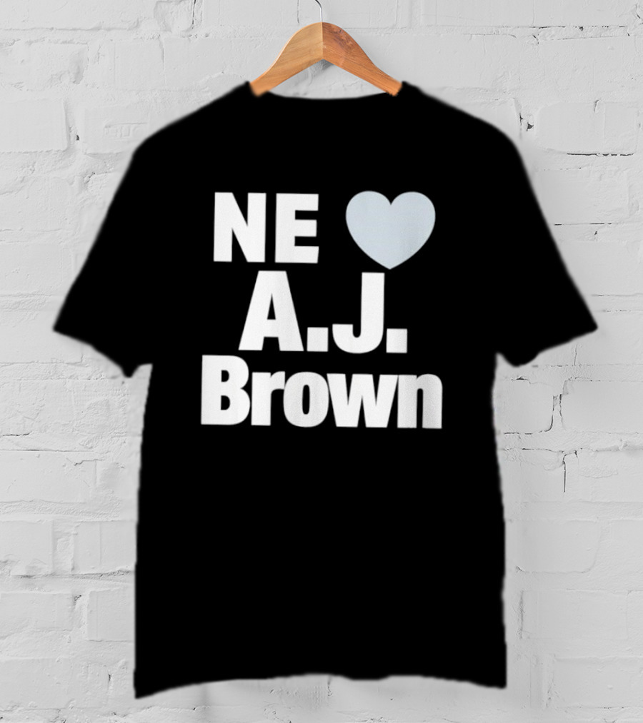 Philadelphia Eagles NE Heart A.J. Brown T-Shirt