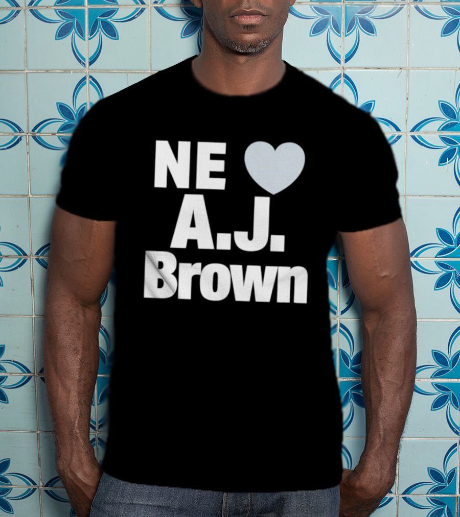 Philadelphia Eagles NE Heart A.J. Brown T-Shirt