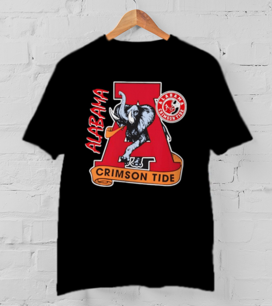 Alabama Crimson Tide Big Al Elephant NCAA Football T-Shirt