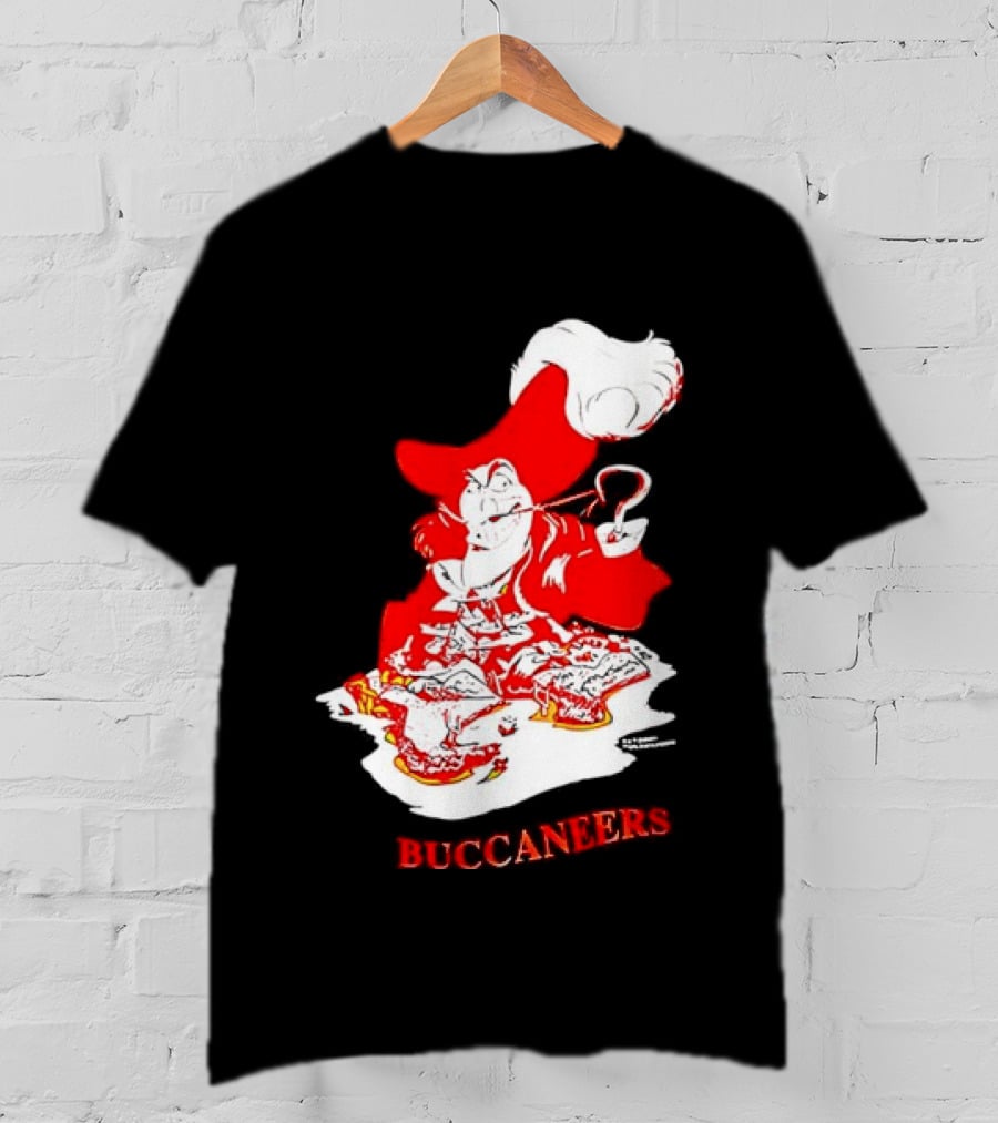 Captain Hook Buccaneers Pirate Tampa Bay T-Shirt