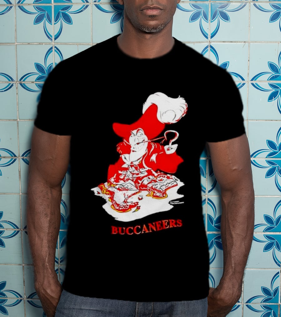 Captain Hook Buccaneers Pirate Tampa Bay T-Shirt