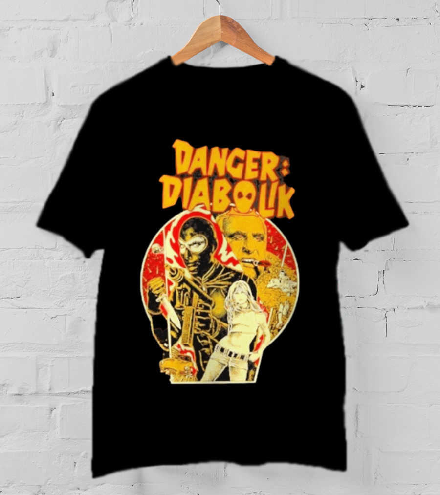 Danger Diabolik Italian Comic Mario Bava T-Shirt