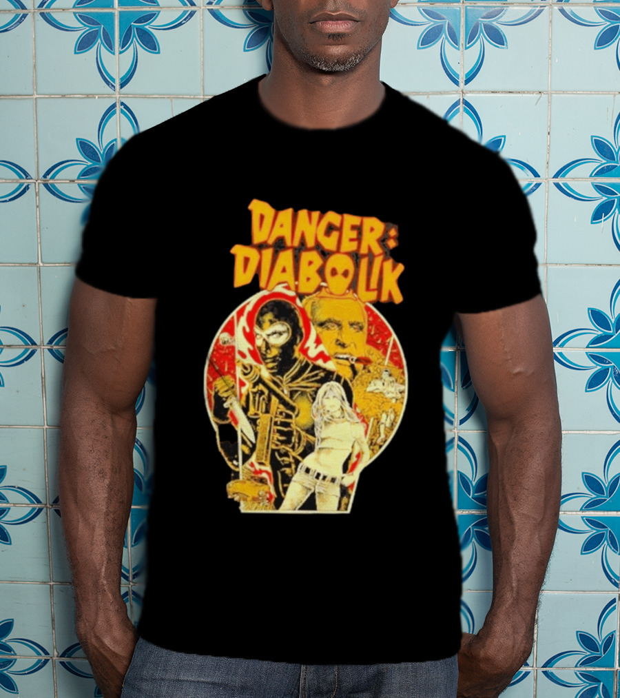 Danger Diabolik Italian Comic Mario Bava T-Shirt