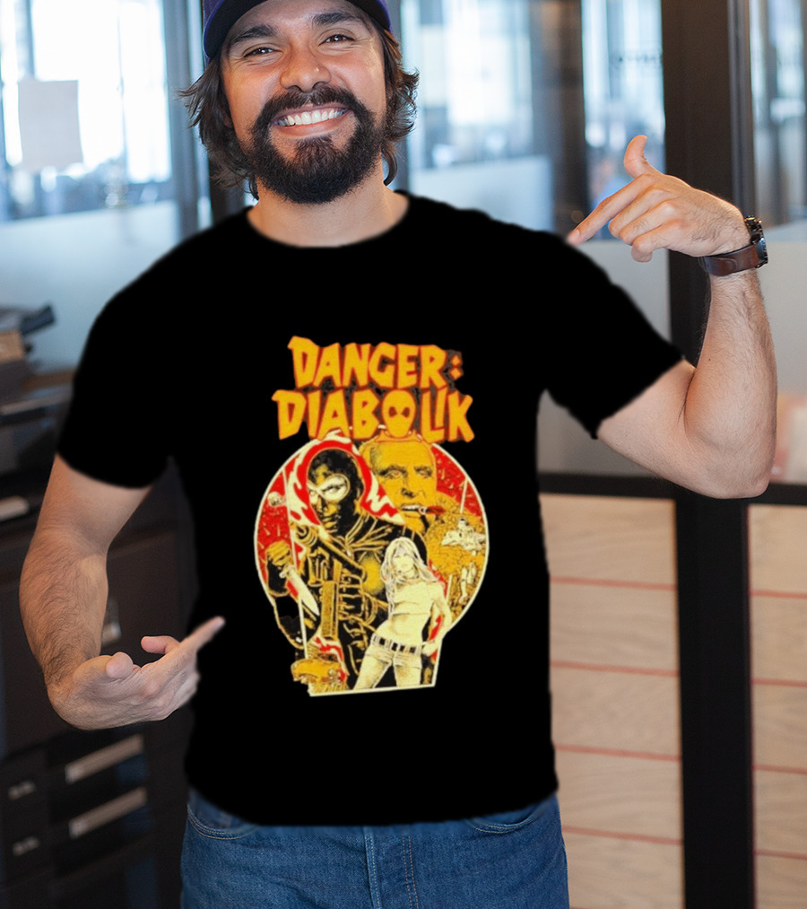Danger Diabolik Italian Comic Mario Bava T-Shirt