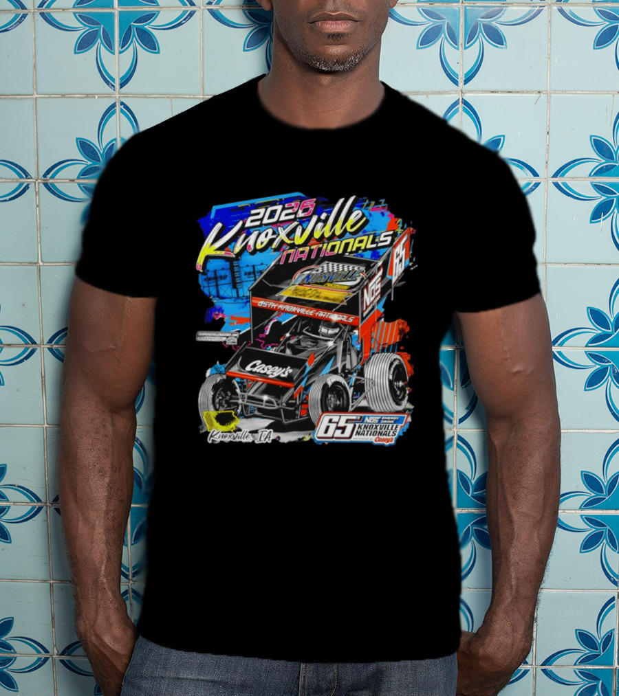 2026 Knoxville Nationals 65th NOS Energy Casey's Knoxville IA Racing Event T-Shirt