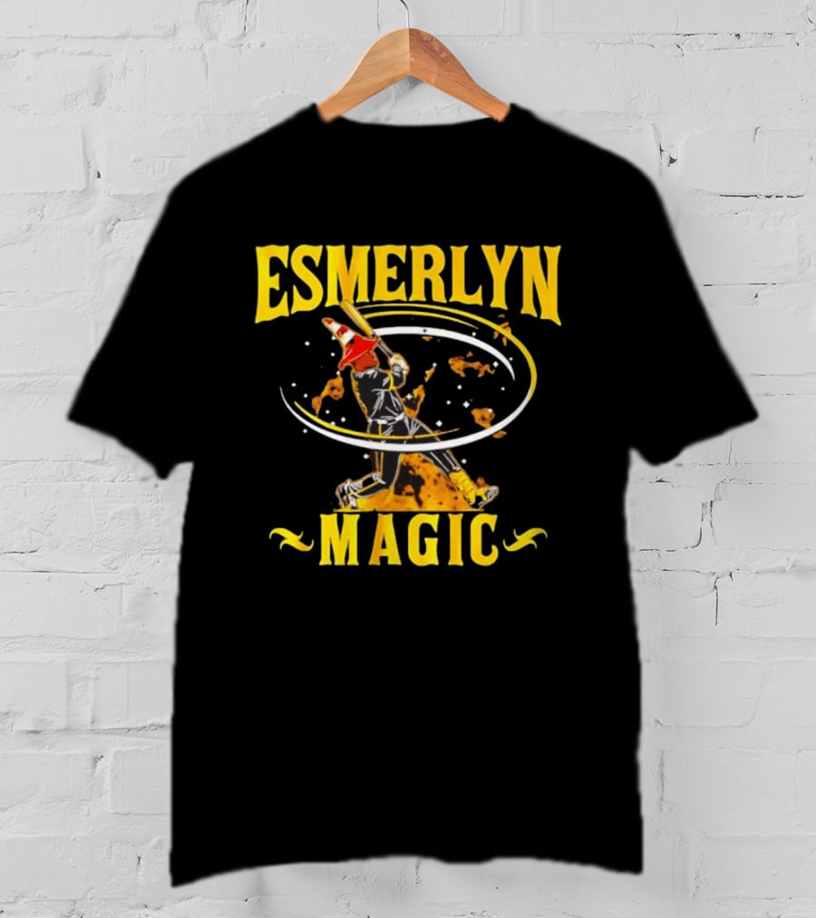 Esmerlyn Magic Baseball Players Association Swinging Batter T-Shirt