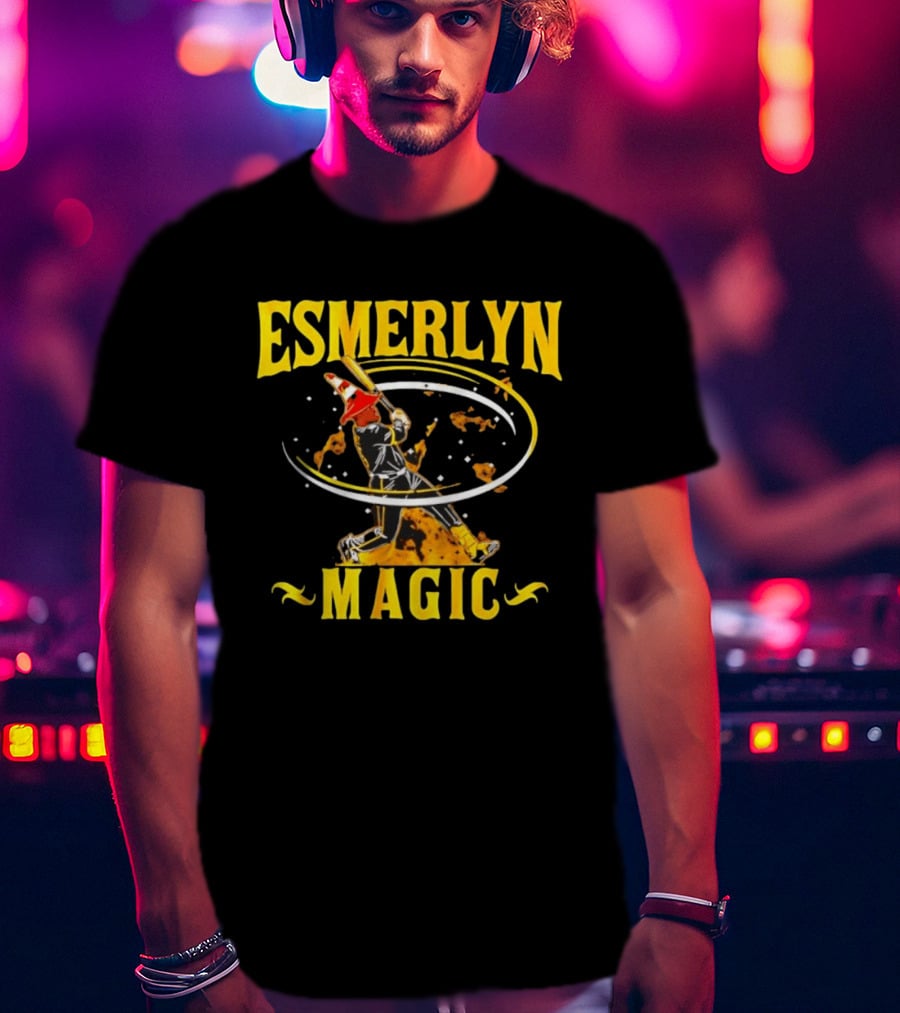 Esmerlyn Magic Baseball Players Association Swinging Batter T-Shirt