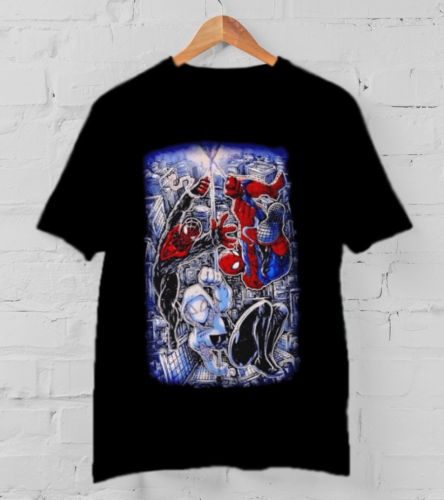 Spider Man Miles Morales Ghost Spider Marvel Multiverse Action Adventure T-Shirt