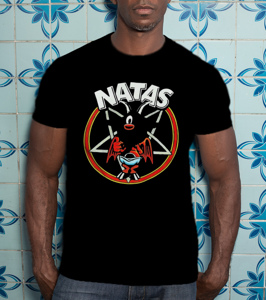 Natas Devil Thumbs Up Pentagram T-Shirt