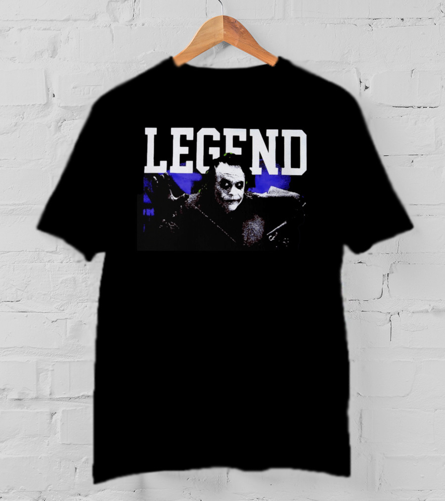 Heath Ledger Joker Legend Iconic Agent Of Chaos T-Shirt