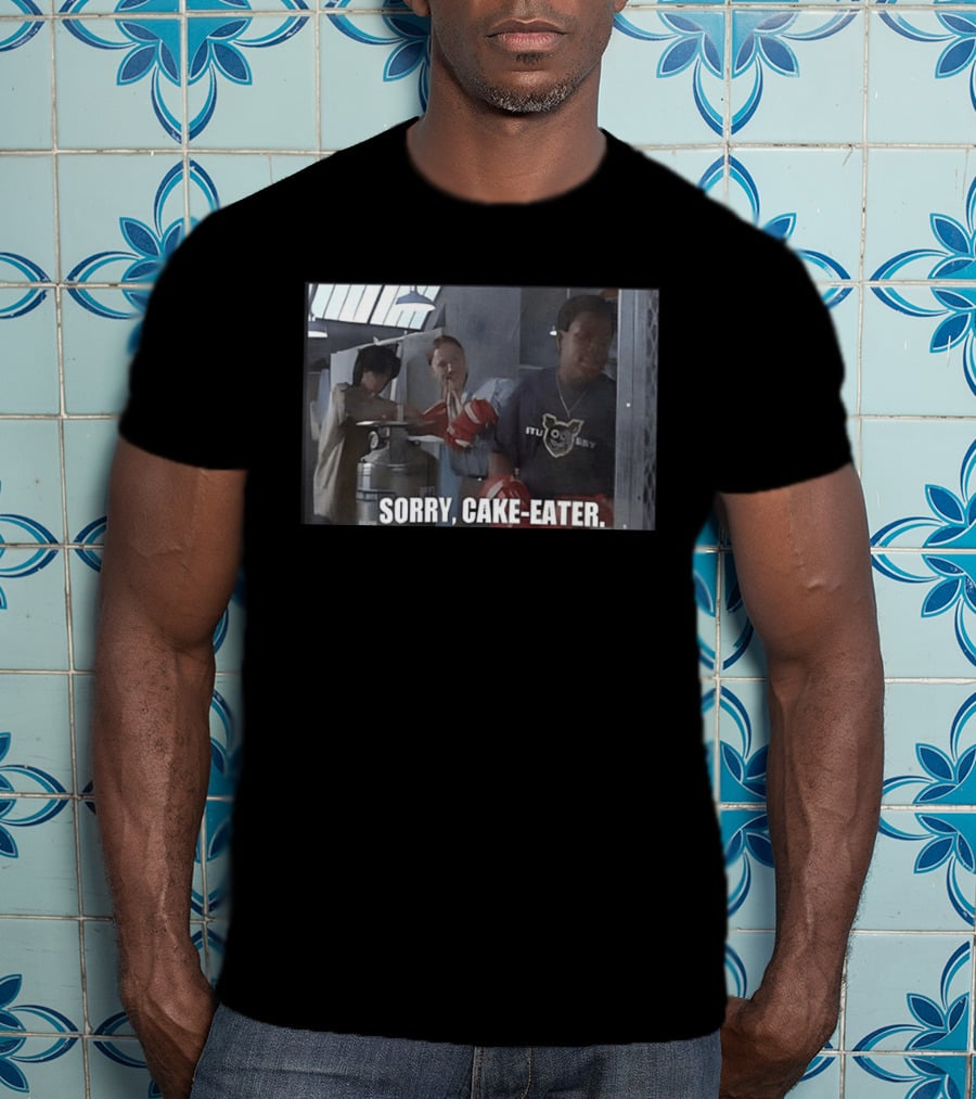 The Mighty Ducks Sorry Cake Eater Ice Hockey Scene T-Shirt