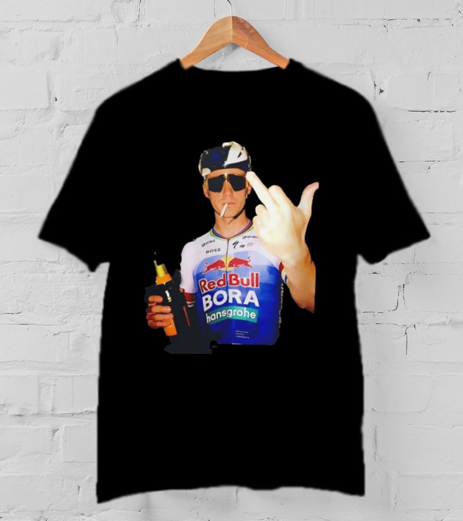 Remco Evenepoel Red Bull BORA Hansgrohe Smoking Gesture T-Shirt