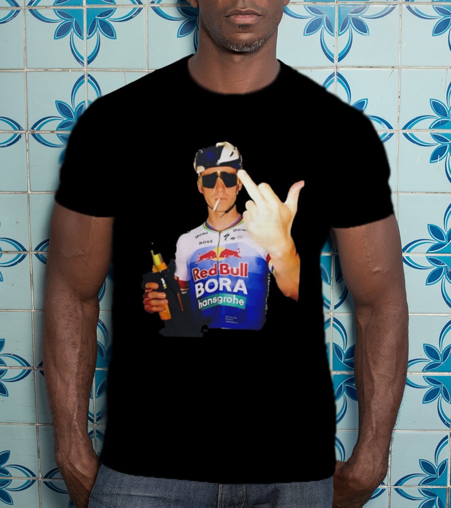 Remco Evenepoel Red Bull BORA Hansgrohe Smoking Gesture T-Shirt