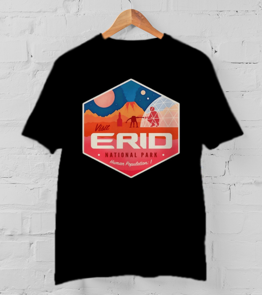 Rocky Alien Tau Ceti Visit Erid National Park Project Hail Mary Human Population One T-Shirt
