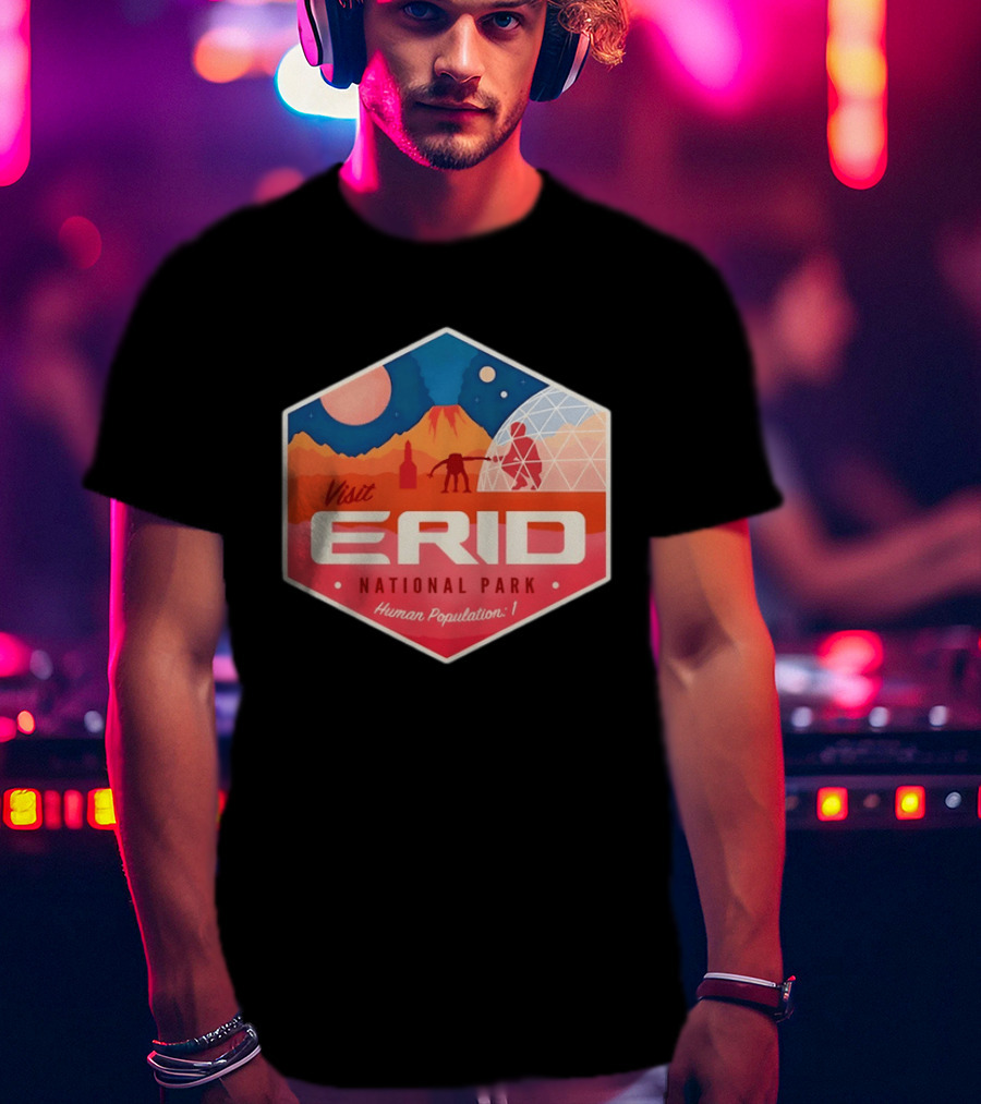 Rocky Alien Tau Ceti Visit Erid National Park Project Hail Mary Human Population One T-Shirt