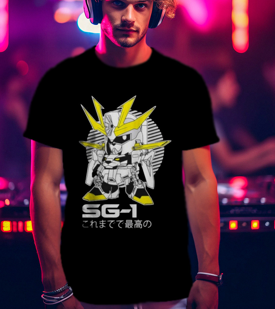 SG 1 Gundam Chibi Mecha Anime T-Shirt