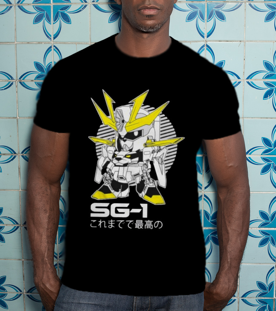 SG 1 Gundam Chibi Mecha Anime T-Shirt