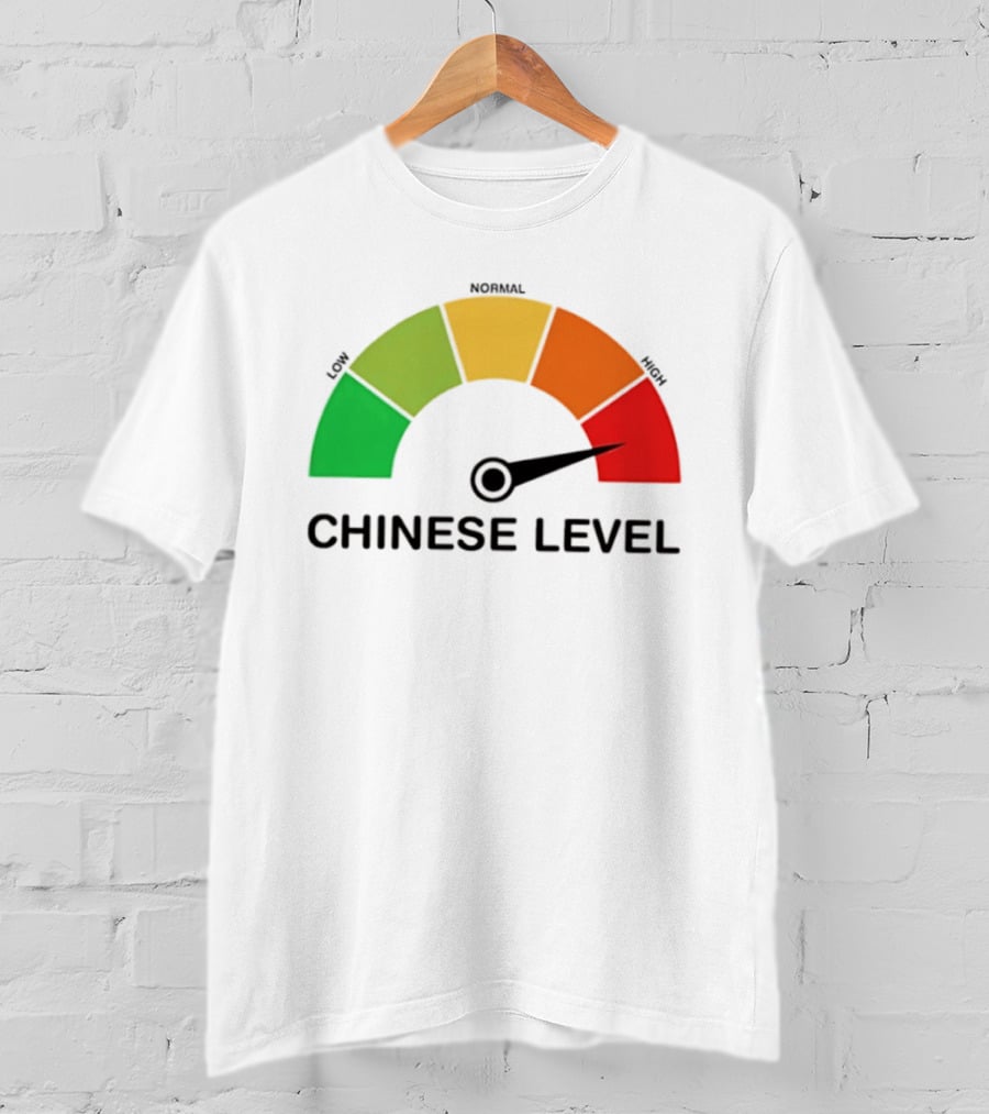 Chinese Level Meter Low Normal High Gauge T-Shirt