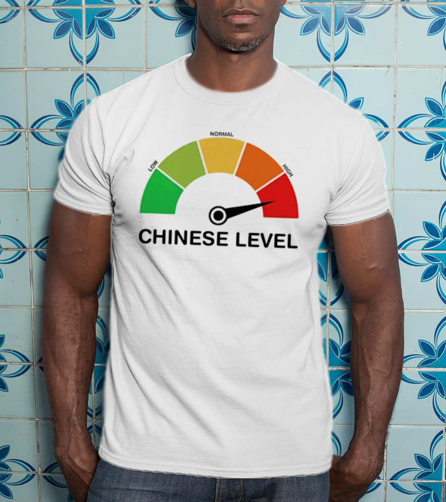 Chinese Level Meter Low Normal High Gauge T-Shirt