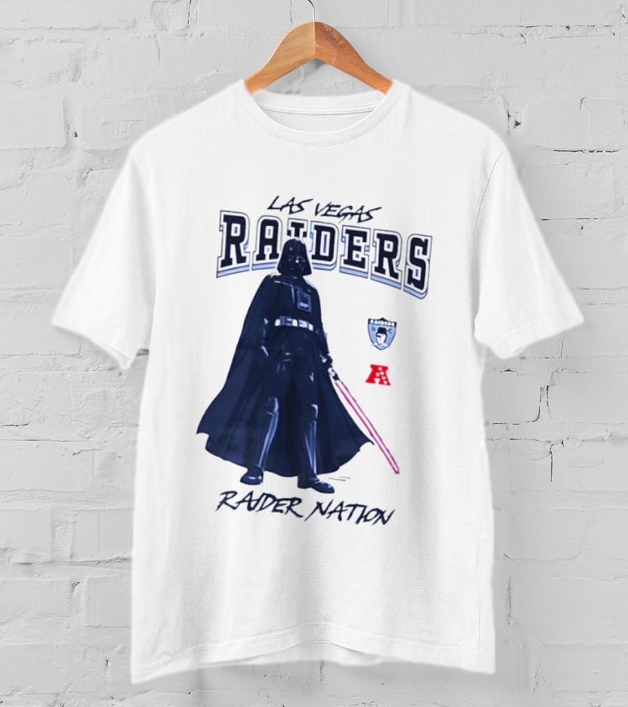 Las Vegas Raiders Darth Vader Raider Nation Star Wars 2026 T-Shirt