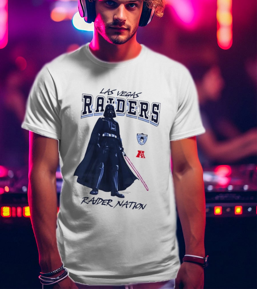 Las Vegas Raiders Darth Vader Raider Nation Star Wars 2026 T-Shirt