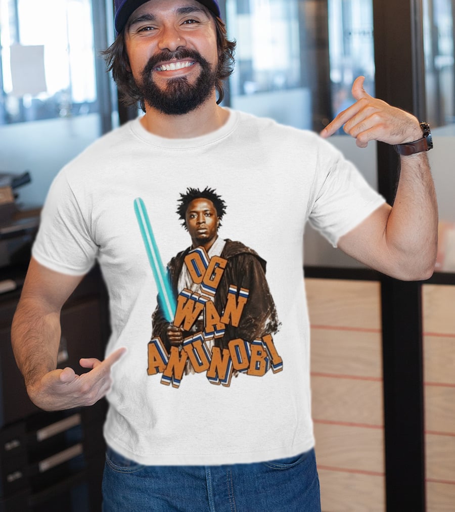 Og Wan Anunobi New York Knicks Basketball Nba 2026 Star Wars T-Shirt