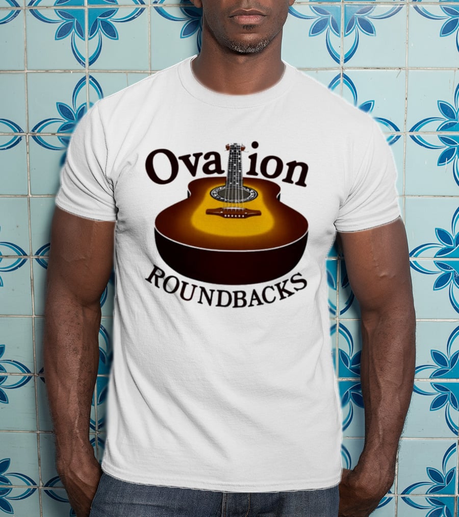 Ovation Roundbacks Acoustic Guitar Folk Music T-Shirt