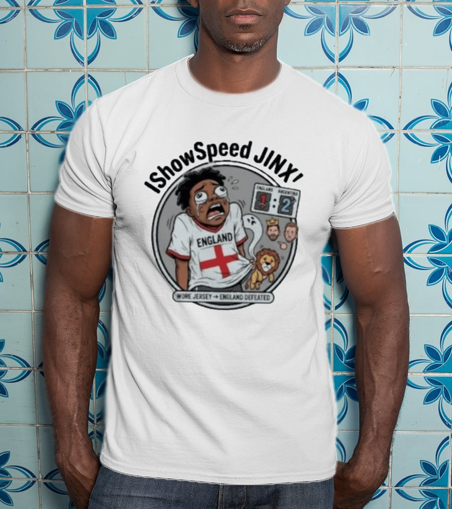 IShowSpeed Jinx England Vs Argentina Result Comic T-Shirt