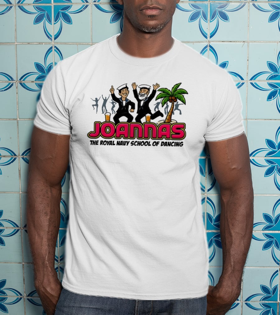 Joannas The Royal Navy School Of Dancing Tropical Palm Party Vibe T-Shirt