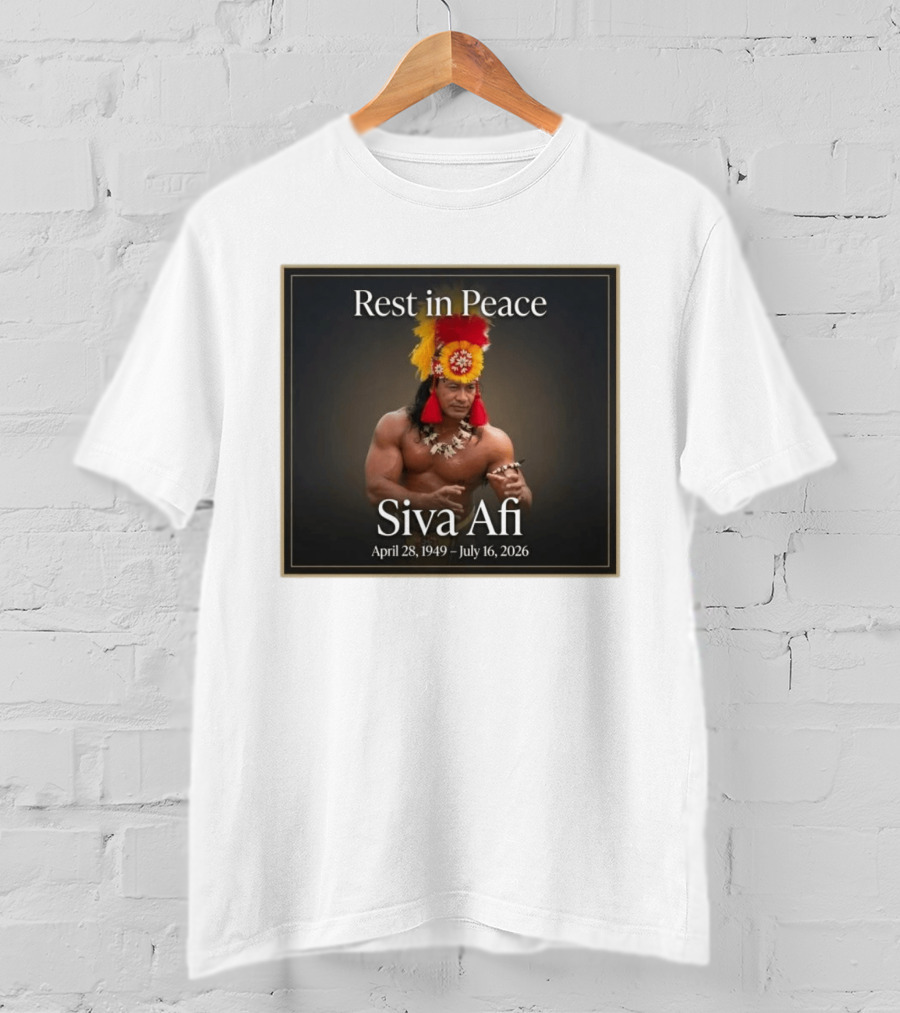 Rest In Peace Siva Afi April 28 1949 July 16 2026 Hawaiian Warrior T-Shirt