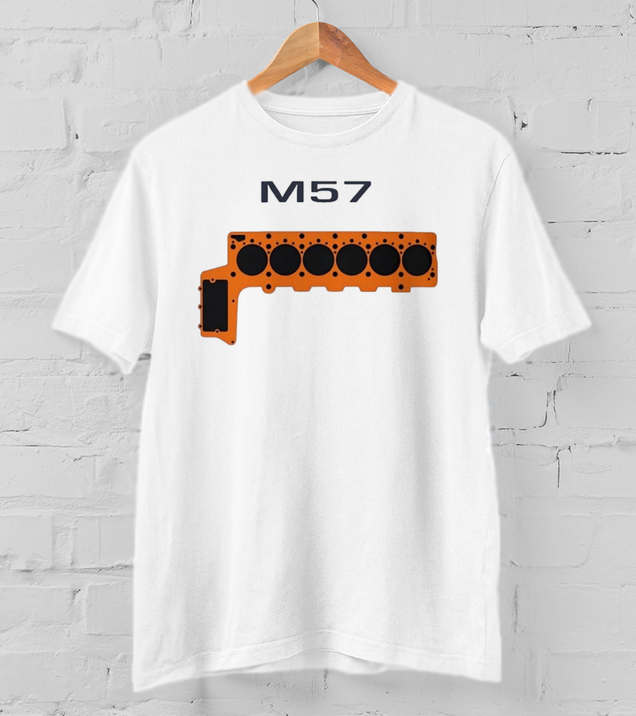 M57 Engine Components BMW Performance Straight Six T-Shirt