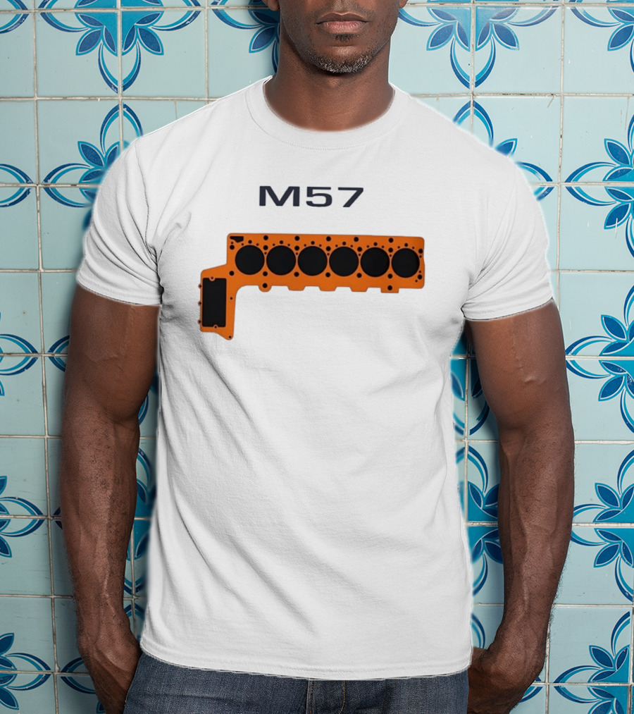 M57 Engine Components BMW Performance Straight Six T-Shirt