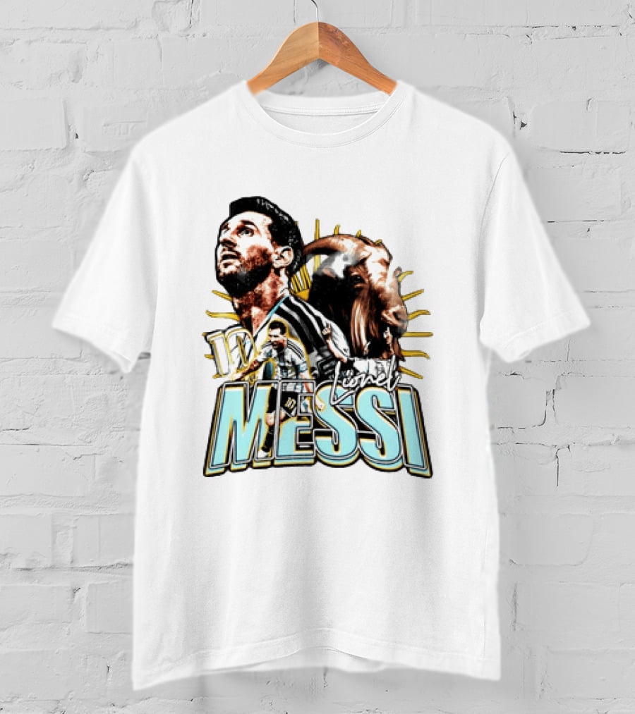 Lionel Messi 10 Goat T-Shirt