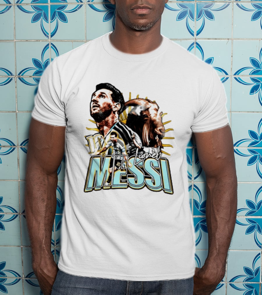 Lionel Messi 10 Goat T-Shirt
