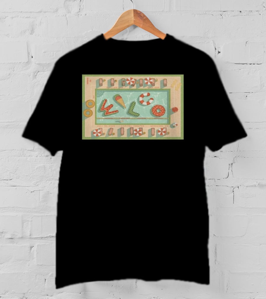 July 15 2026 Wilco Wheeling WV Capitol Theatre Inflatable Pool Floaties T-Shirt