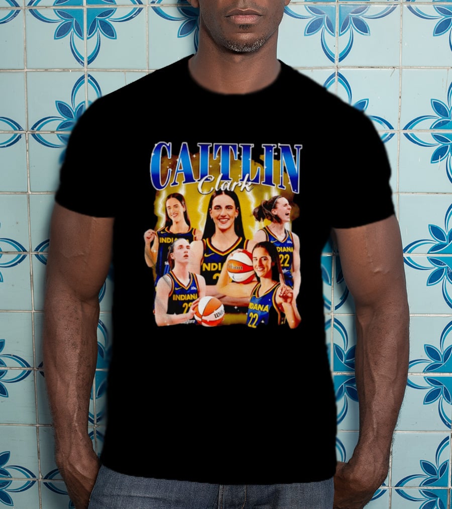 Caitlin Clark 22 Indiana Fever Basketball Star Player Highlights T-Shirt