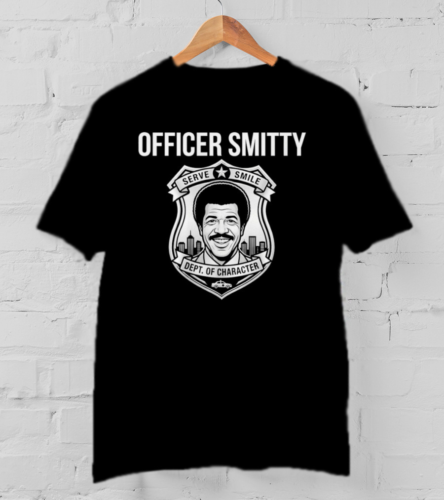 Officer Smitty Serve Smile Dept Of T-Shirt