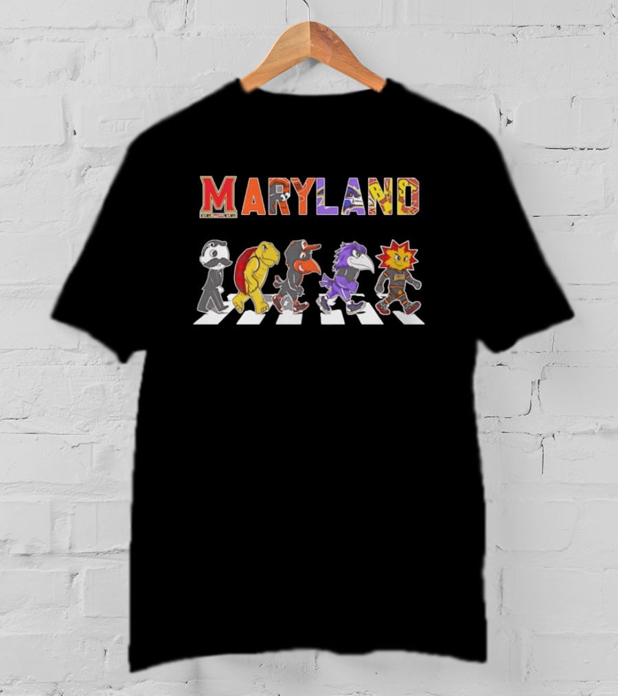Maryland Oriole Bird Testudo Poe The Raven Baltimore Blast Mr Boh T-Shirt