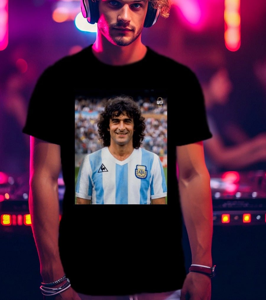 Happy Birthday Mario Kempes Argentina Football Legend AFA T-Shirt