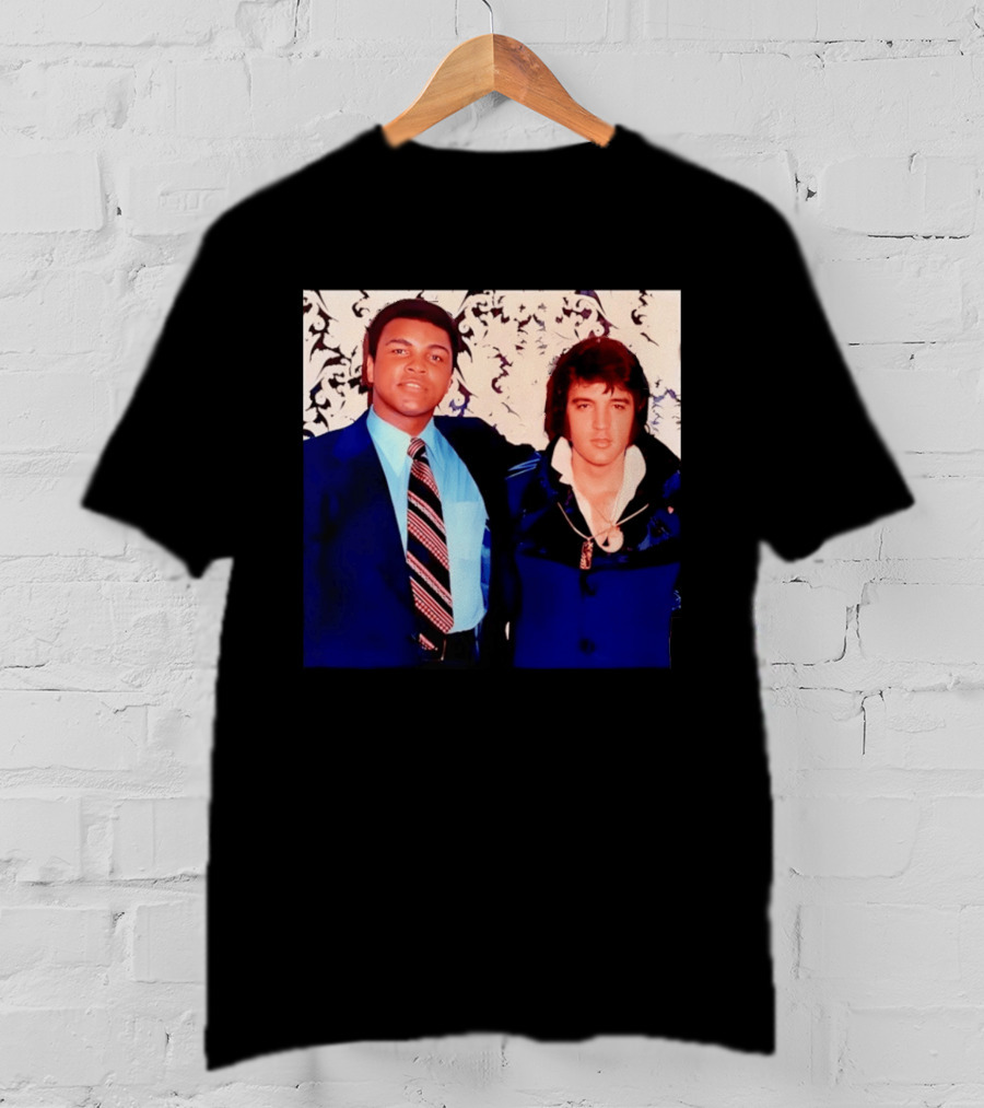 Muhammad Ali Elvis Presley Iconic Encounter T-Shirt